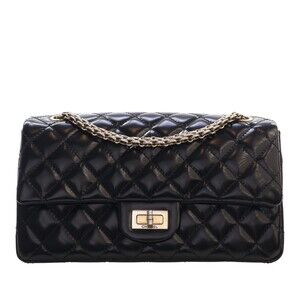 Pre-Loved Chanel Quilted Glazed Calfskin Reissue 2.55 Accordion Flap 225
